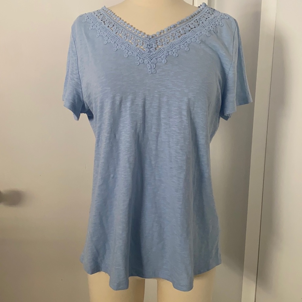 Talbots Blue Shirt Size M